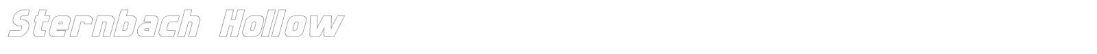 Sternbach font preview